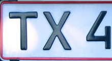 LICENSE PLATES